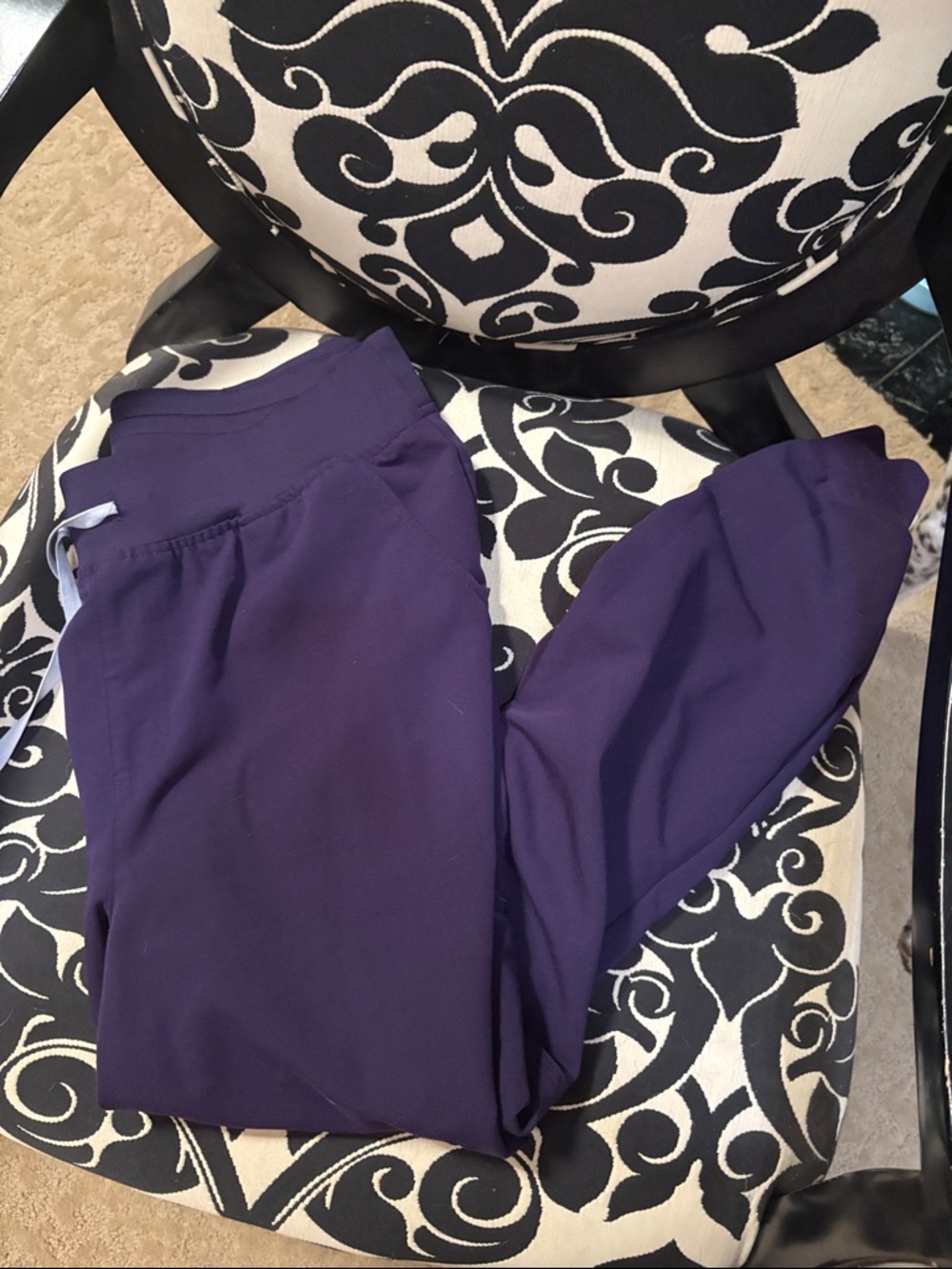 Figs Deep Purple Track Joggers